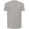 T-shirt col V manches courtes en coton doux lavé aux enzymes, 160 g/m²