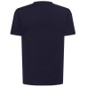 T-shirt col V manches courtes en coton doux lavé aux enzymes, 160 g/m²