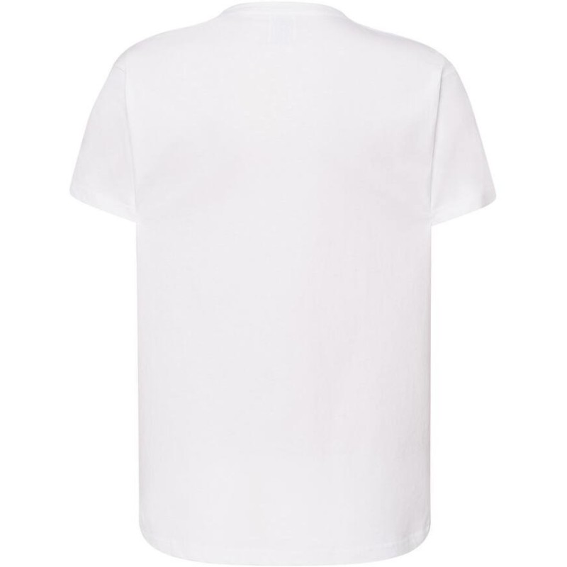 T-shirt col V manches courtes en coton doux lavé aux enzymes, 160 g/m²