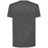 T-shirt col V manches courtes en coton doux lavé aux enzymes, 160 g/m²