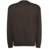 Sweat unisexe col rond, intérieur gratté, en polyester et coton, 290 g/m²