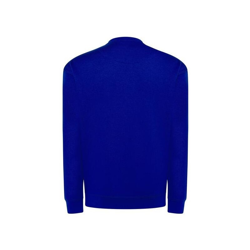 Sweat set in col rond double piqûre et bords côtes en polycoton, 275 g/m²