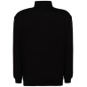 Sweat grand zip sans capuche, intérieur gratté, poches latérales, 290 g/m²