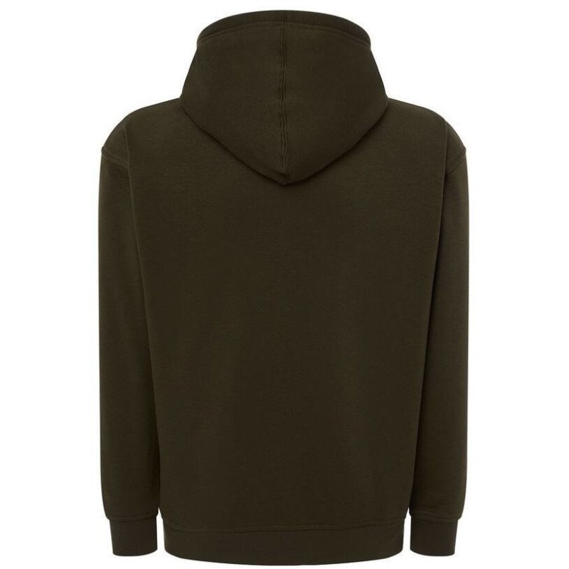 Sweat capuche zippé unisexe, cordon de serrage ton sur ton, 290 g/m²
