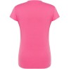 T-shirt femme col rond coupe droite manches courtes en coton pré-rétréci, 155 g/m²