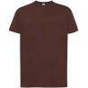 Tee-shirt col rond coupe droite manches courtes en coton pré-rétréci, 155 g/m²