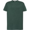 Tee-shirt col rond coupe droite manches courtes en coton pré-rétréci, 155 g/m²