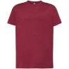 Tee-shirt col rond coupe droite manches courtes en coton pré-rétréci, 155 g/m²