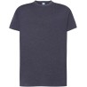 Tee-shirt col rond coupe droite manches courtes en coton pré-rétréci, 155 g/m²
