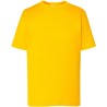 T-shirt enfant col rond coupe droite manches courtes en coton pré-rétréci, 155 g/m²