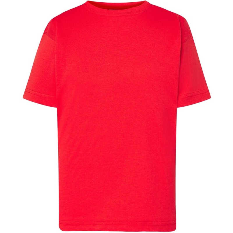 T-shirt enfant col rond coupe droite manches courtes en coton pré-rétréci, 155 g/m²