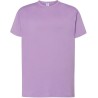 Tee-shirt col rond coupe droite manches courtes en coton ringspun, 190 g/m²