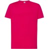 Tee-shirt col rond coupe droite manches courtes en coton ringspun, 190 g/m²