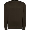 Sweat unisexe col rond, intérieur gratté, en polyester et coton, 290 g/m²