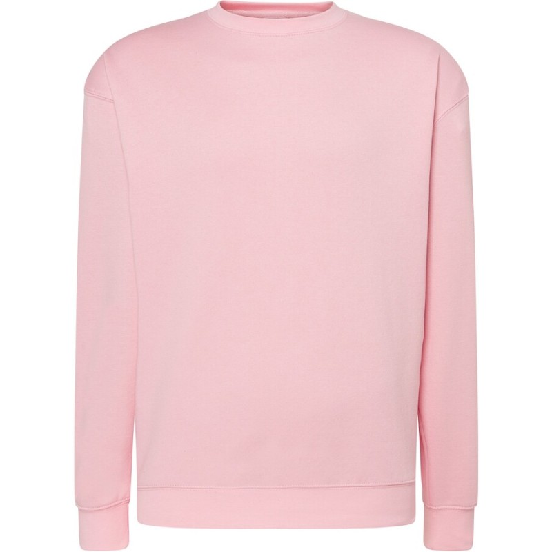 Sweat unisexe col rond, intérieur gratté, en polyester et coton, 290 g/m²