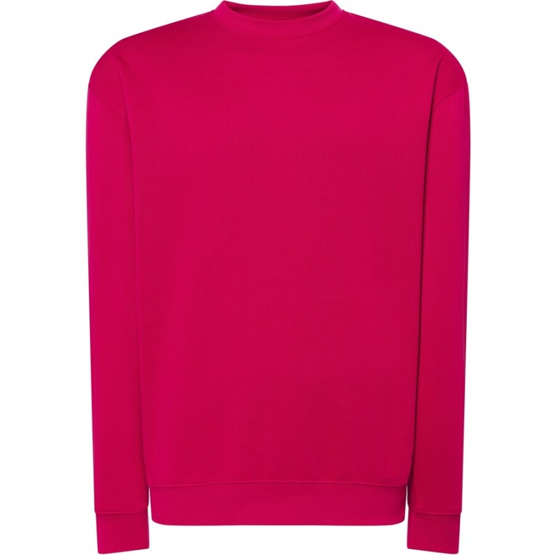 Sweat unisexe col rond, intérieur gratté, en polyester et coton, 290 g/m²