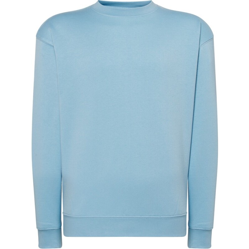Sweat unisexe col rond, intérieur gratté, en polyester et coton, 290 g/m²