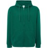 Sweat capuche zippé unisexe, cordon de serrage ton sur ton, 290 g/m²