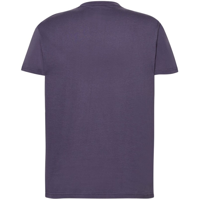 Tee-shirt col rond coupe droite manches courtes en coton pré-rétréci, 155 g/m²