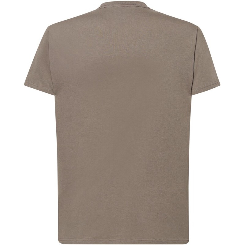 Tee-shirt col rond coupe droite manches courtes en coton pré-rétréci, 155 g/m²