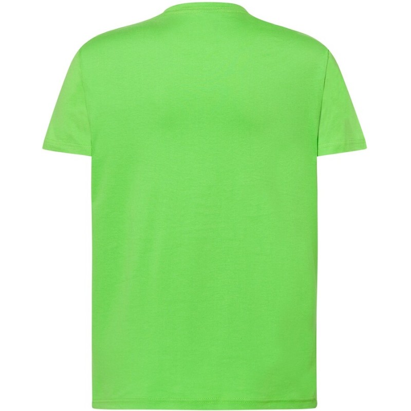Tee-shirt col rond coupe droite manches courtes en coton pré-rétréci, 155 g/m²
