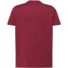Tee-shirt col rond coupe droite manches courtes en coton pré-rétréci, 155 g/m²