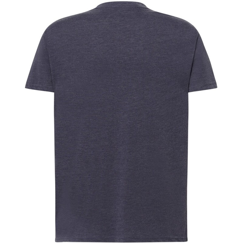 Tee-shirt col rond coupe droite manches courtes en coton pré-rétréci, 155 g/m²