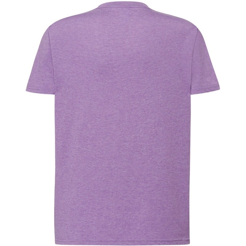 Tee-shirt col rond coupe droite manches courtes en coton pré-rétréci, 155 g/m²