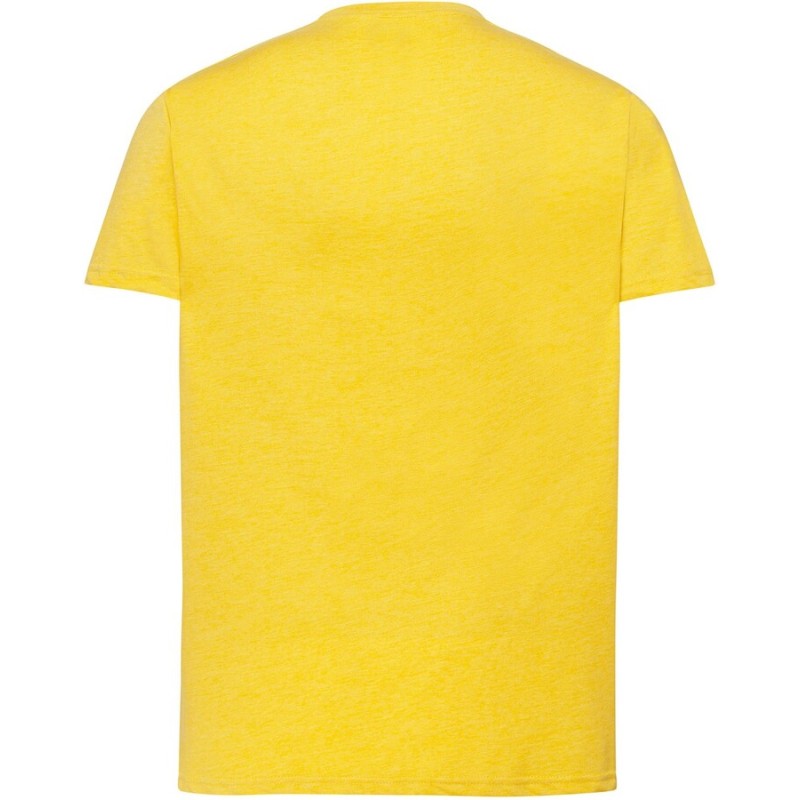 Tee-shirt col rond coupe droite manches courtes en coton pré-rétréci, 155 g/m²