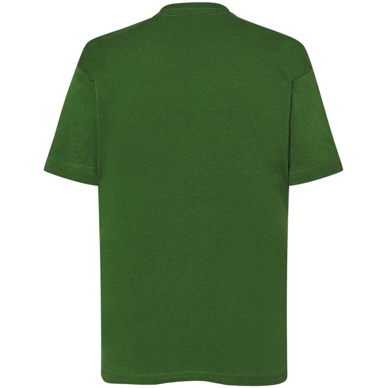 T-shirt enfant col rond coupe droite manches courtes en coton pré-rétréci, 155 g/m²