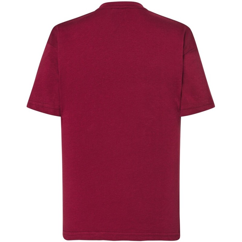 T-shirt enfant col rond coupe droite manches courtes en coton pré-rétréci, 155 g/m²