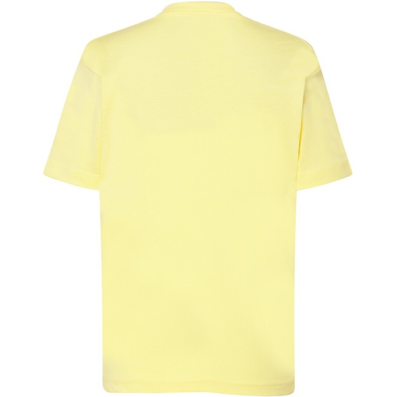 T-shirt enfant col rond coupe droite manches courtes en coton pré-rétréci, 155 g/m²