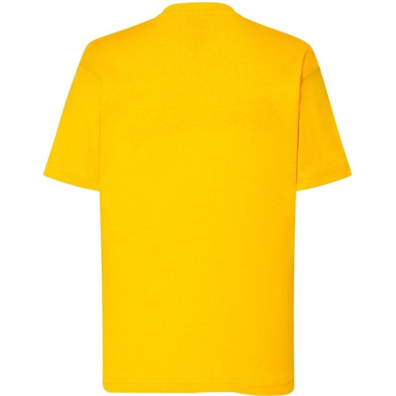 T-shirt enfant col rond coupe droite manches courtes en coton pré-rétréci, 155 g/m²
