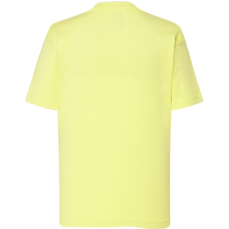 T-shirt enfant col rond coupe droite manches courtes en coton pré-rétréci, 155 g/m²