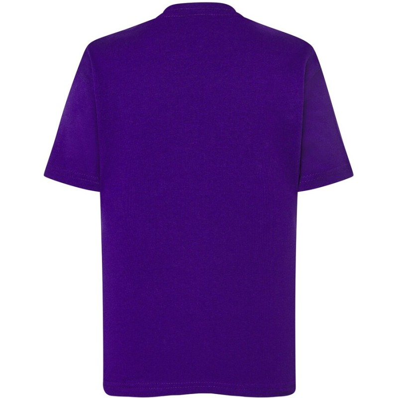 T-shirt enfant col rond coupe droite manches courtes en coton pré-rétréci, 155 g/m²