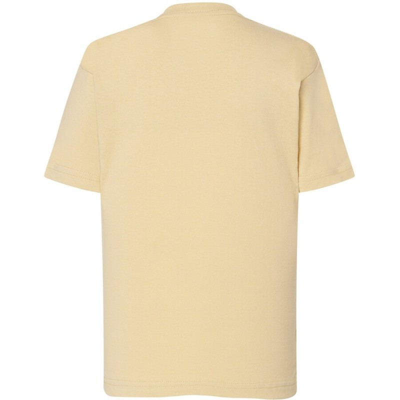 T-shirt enfant col rond coupe droite manches courtes en coton pré-rétréci, 155 g/m²