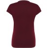 T-shirt femme col rond coupe droite manches courtes en coton pré-rétréci, 155 g/m²