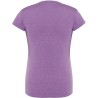 T-shirt femme col rond coupe droite manches courtes en coton pré-rétréci, 155 g/m²