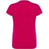 T-shirt femme col rond coupe droite manches courtes en coton pré-rétréci, 155 g/m²