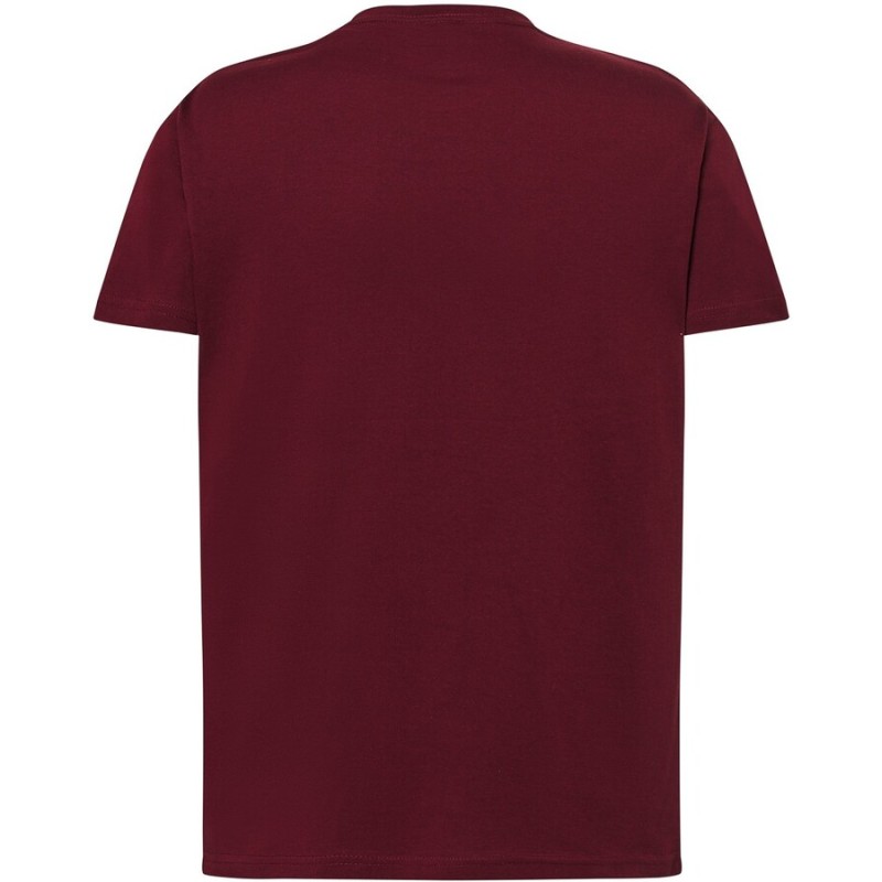 Tee-shirt col rond coupe droite manches courtes en coton pré-rétréci, 170 g/m²
