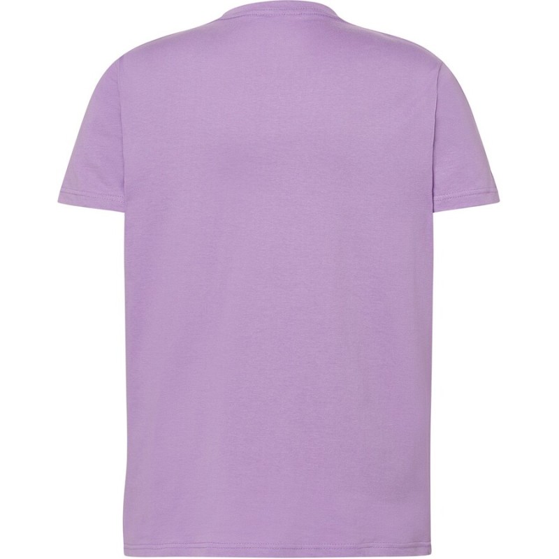 Tee-shirt col rond coupe droite manches courtes en coton ringspun, 190 g/m²