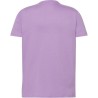 Tee-shirt col rond coupe droite manches courtes en coton ringspun, 190 g/m²