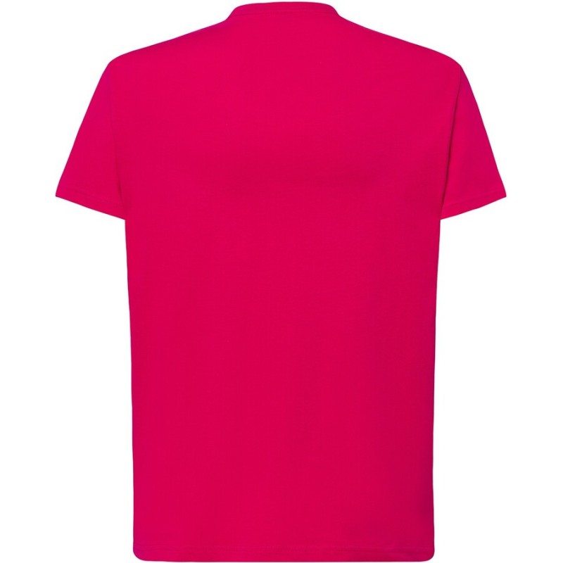Tee-shirt col rond coupe droite manches courtes en coton ringspun, 190 g/m²