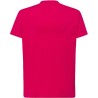 Tee-shirt col rond coupe droite manches courtes en coton ringspun, 190 g/m²