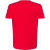 T-shirt col V manches courtes en coton doux lavé aux enzymes, 160 g/m²