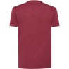 T-shirt col V manches courtes en coton doux lavé aux enzymes, 160 g/m²