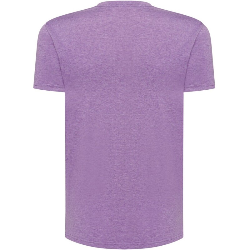 T-shirt col V manches courtes en coton doux lavé aux enzymes, 160 g/m²