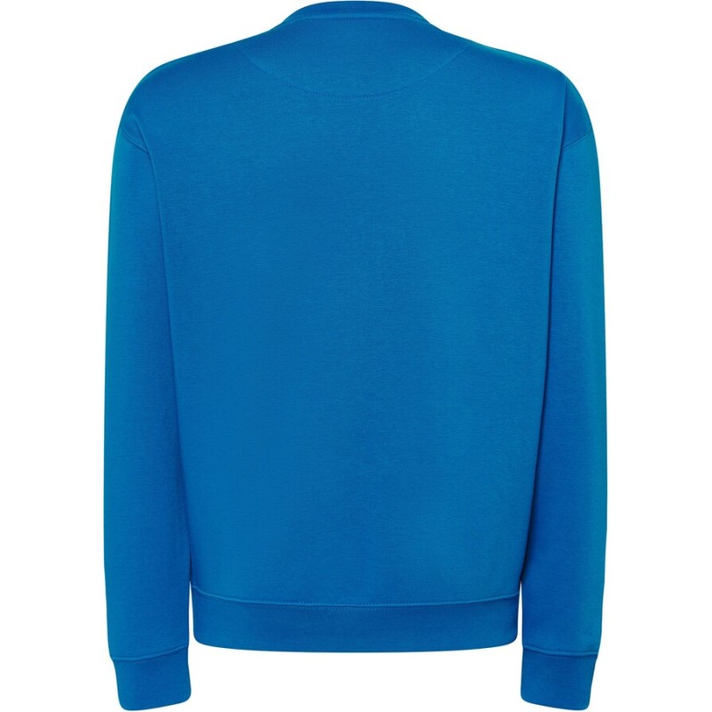 Sweat unisexe col rond, intérieur gratté, en polyester et coton, 290 g/m²