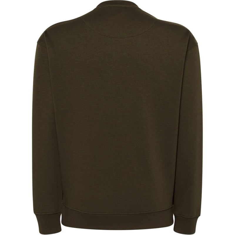 Sweat unisexe col rond, intérieur gratté, en polyester et coton, 290 g/m²