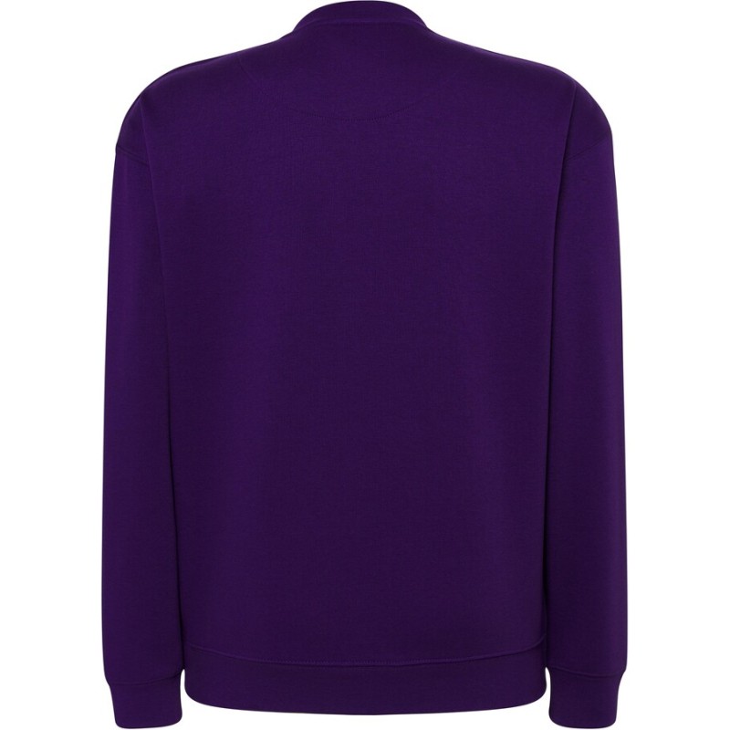 Sweat unisexe col rond, intérieur gratté, en polyester et coton, 290 g/m²